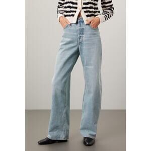 Citizens of Humanity Ayla Baggy Leg High Rise Light Blue Denim Jeans 29